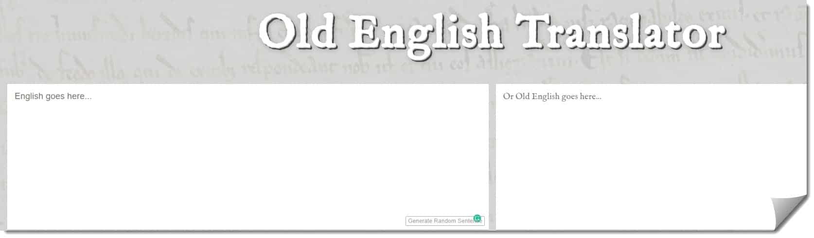 old english translator