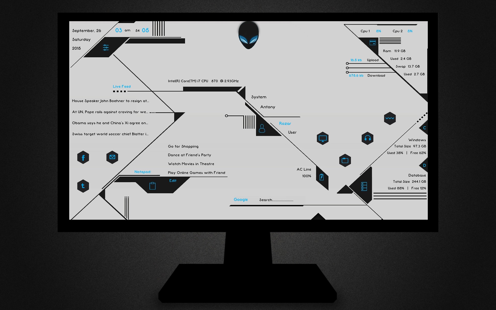 25 Best Rainmeter Skins For Desktop Customization