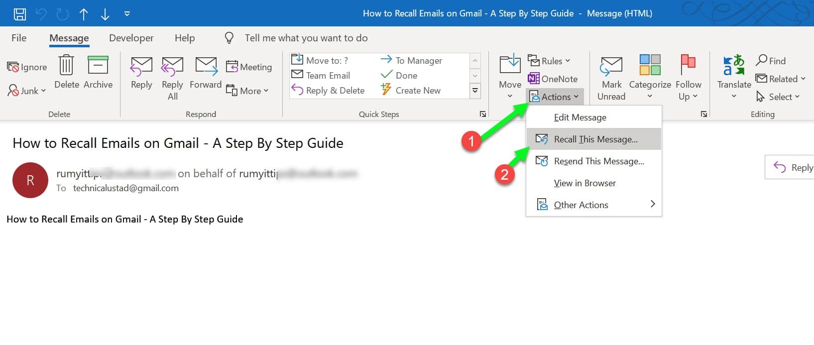 How To Recall Emails on Gmail - A Step By Step Guide