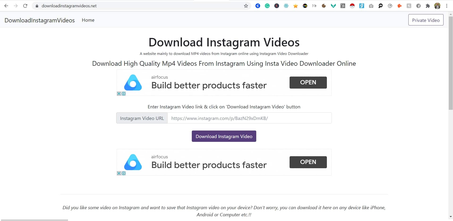 How To Download Videos on Instagram To MP4 Format