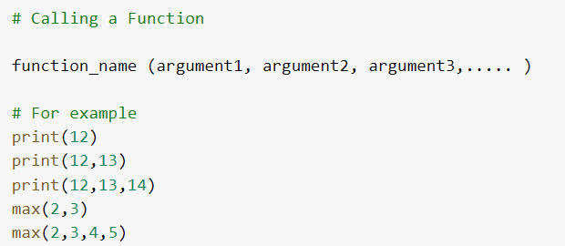 Python Functions 