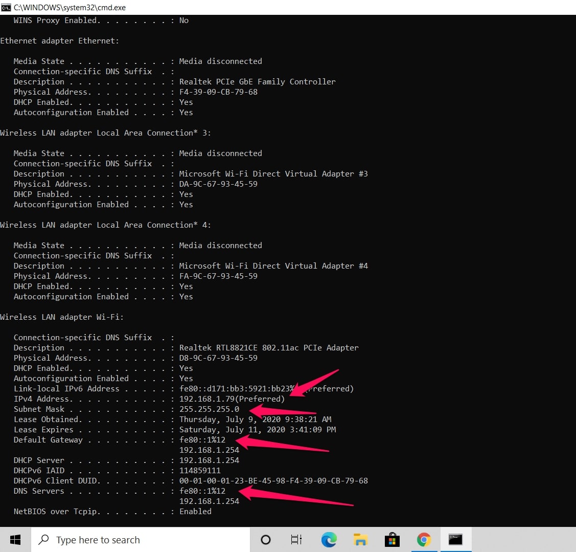 Port Forwarding Windows 10