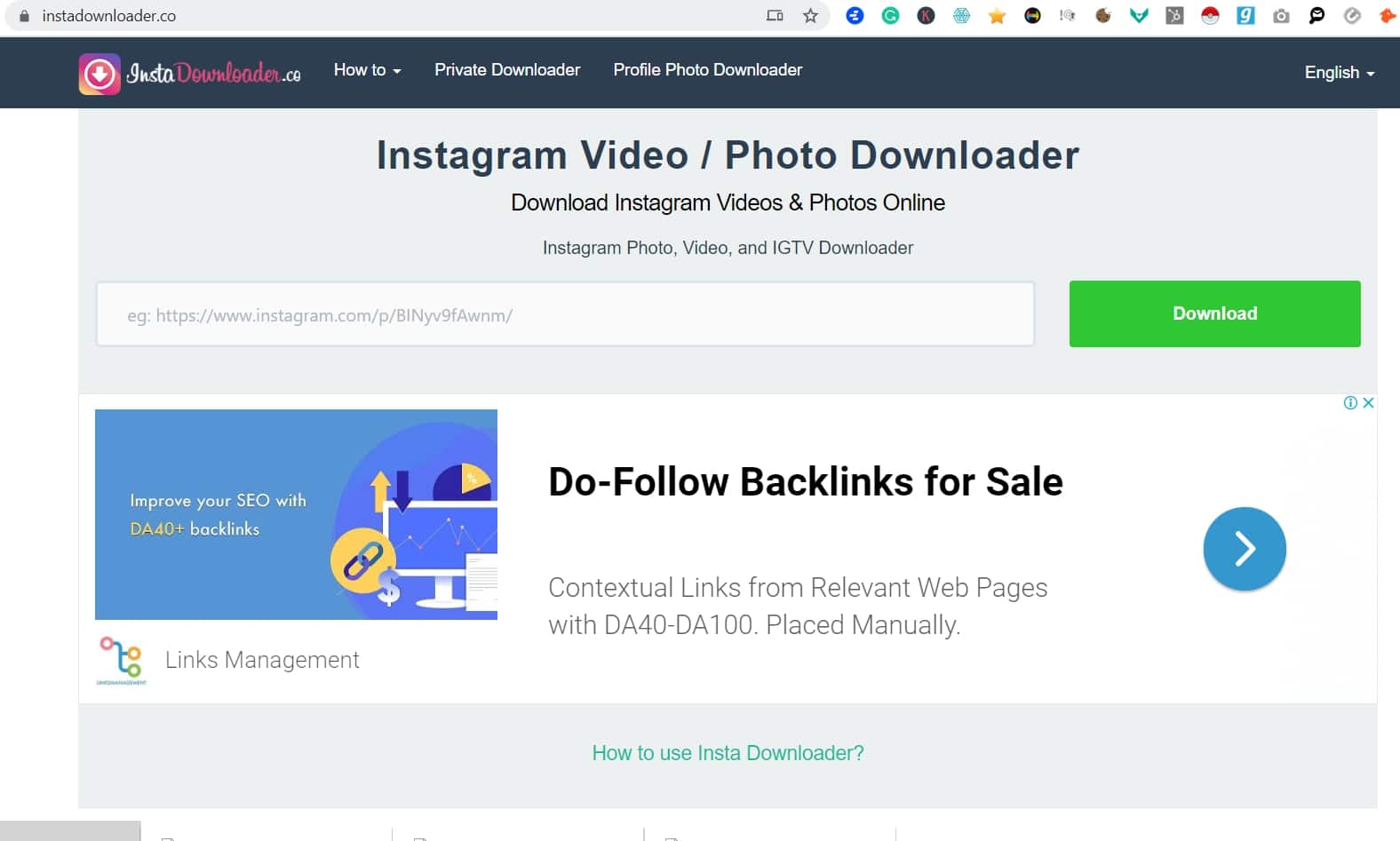 instagram to mp4 download