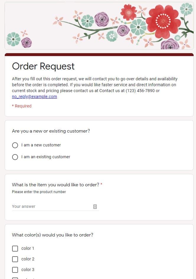 11 of The Best Google Forms Templates That You Can't Miss