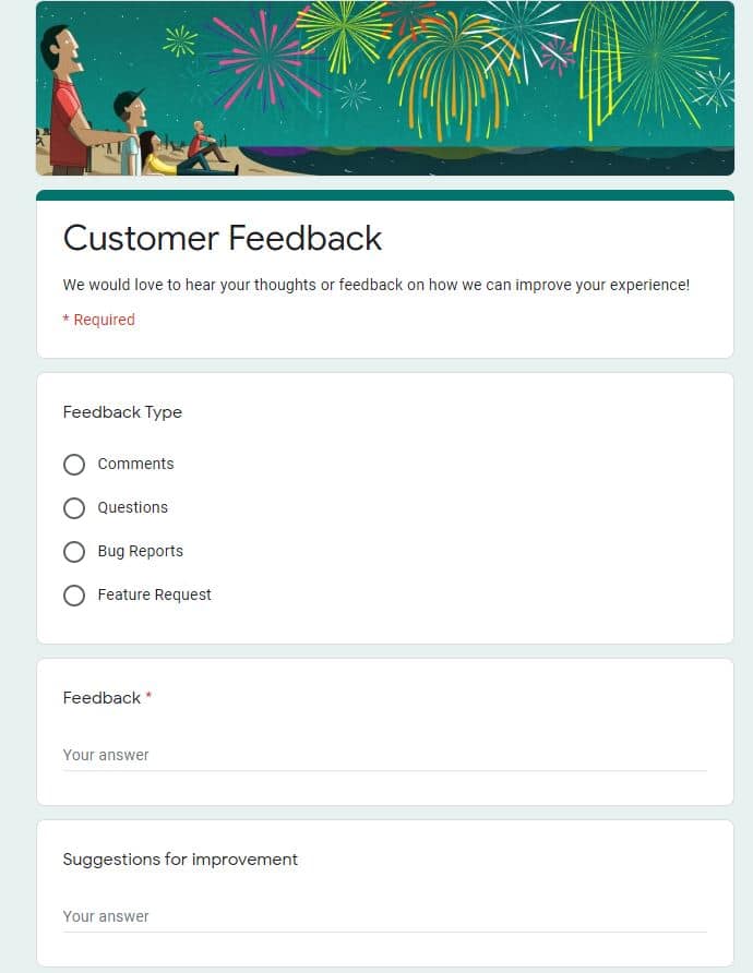 Best Google Forms Templates