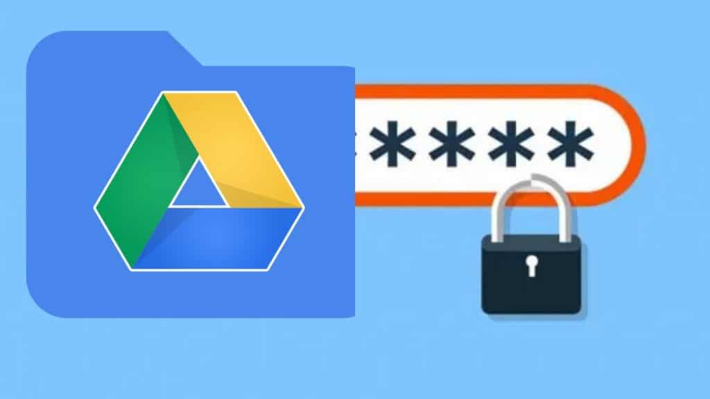 how to password protect a google drive folder