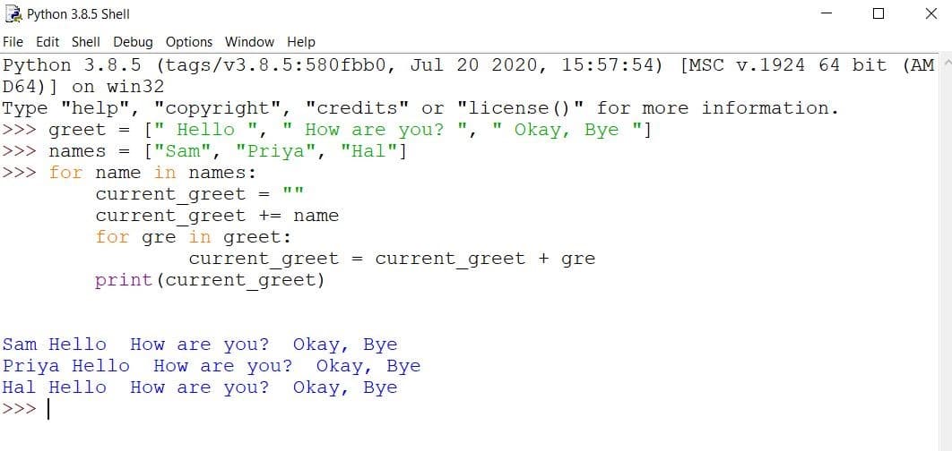 python for loop สอน java