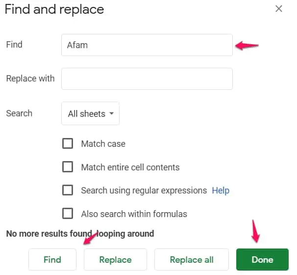 How To Search In Google Sheets