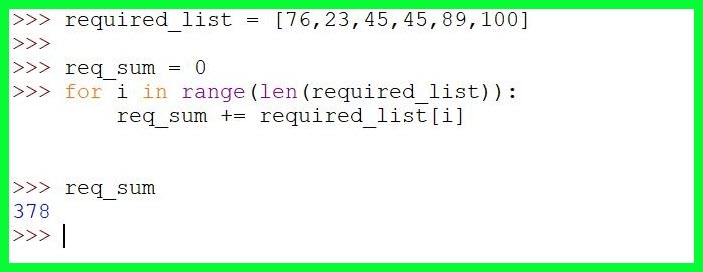 python range function