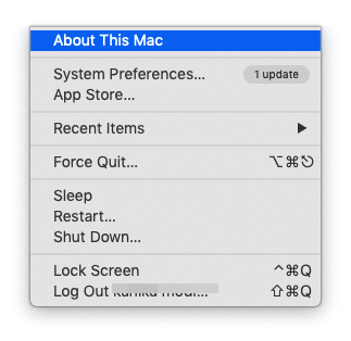 About this Mac