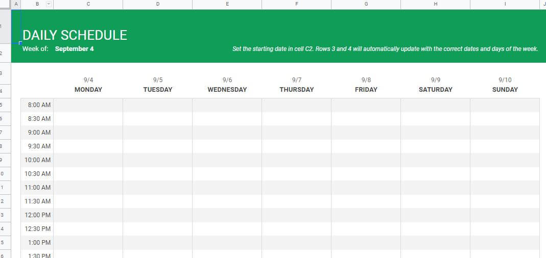 Best Google Sheets Templates