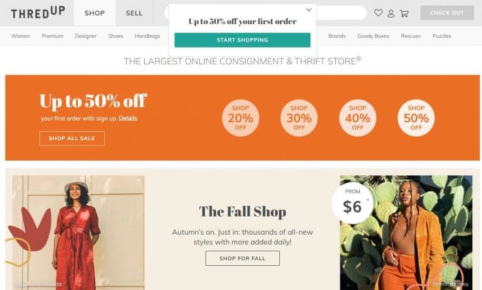 what are the best online thrift stores