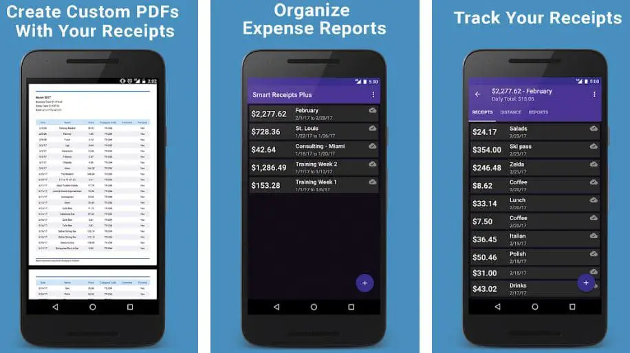 personal budget app with receipt scanner