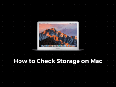 How to check Storage on Mac