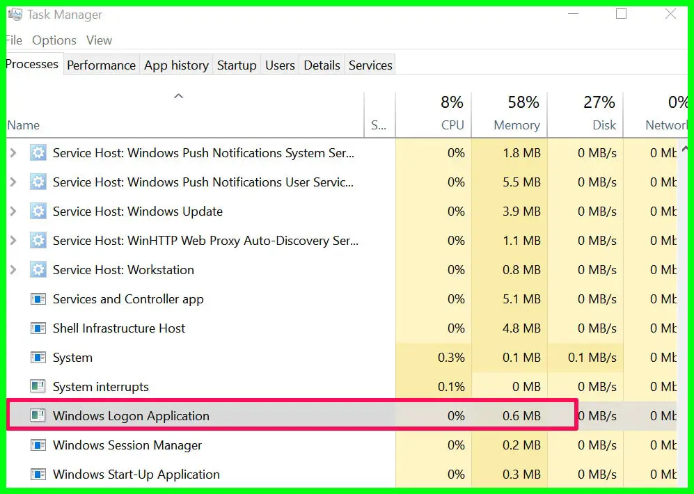 Windows Logon Application