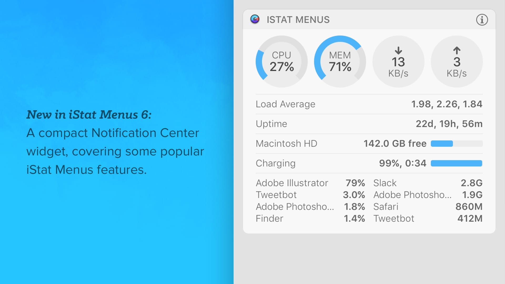 iStats Menu- Check Mac Temperature