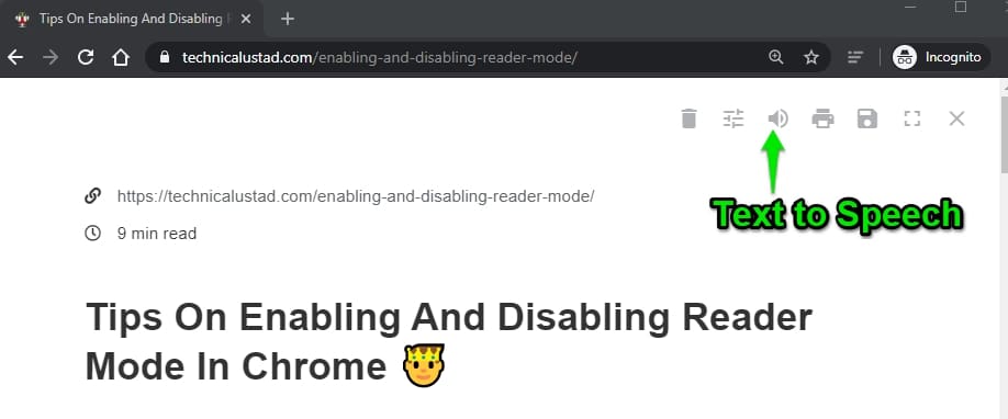 Tips On Enabling And Disabling Reader Mode In Chrome