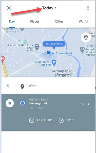 How To View Google Maps Location History