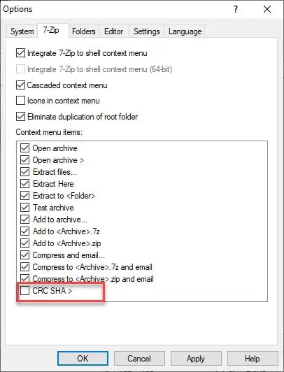 What is CRC SHA? How To Remove it From Context Menu