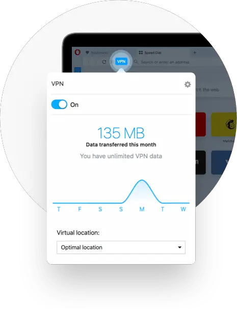 opera with vpn free download