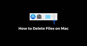 How to delete files on Mac