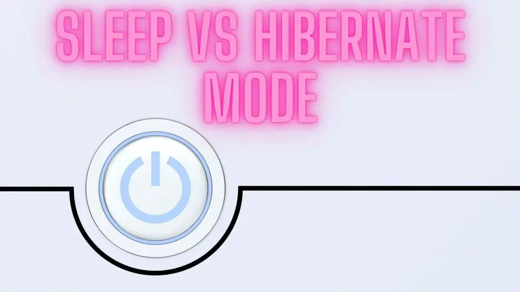 sleep vs hibernate toshiba
