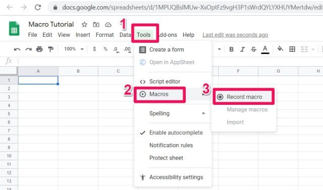 Recording Macro In Google Sheets [Step-By-Step Guide] 😎