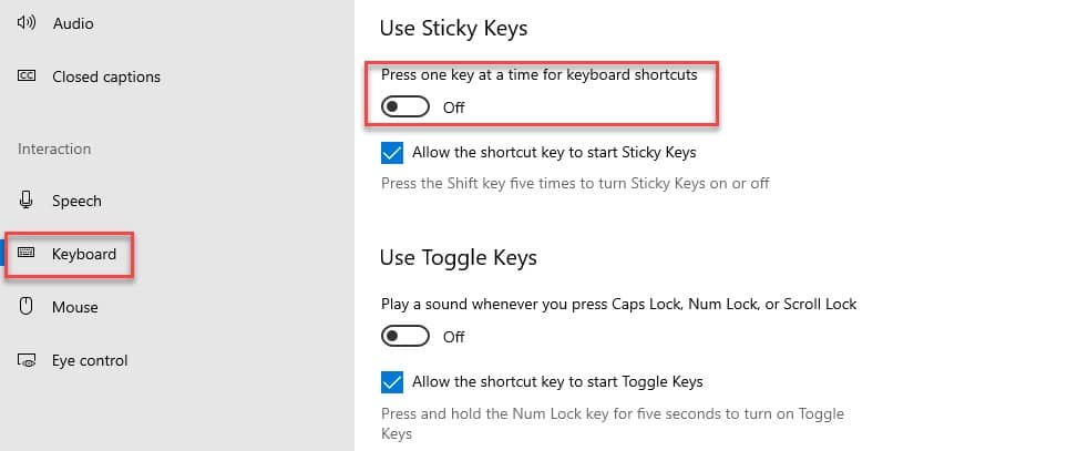 How To Fix The Shift Key Not Working Issue