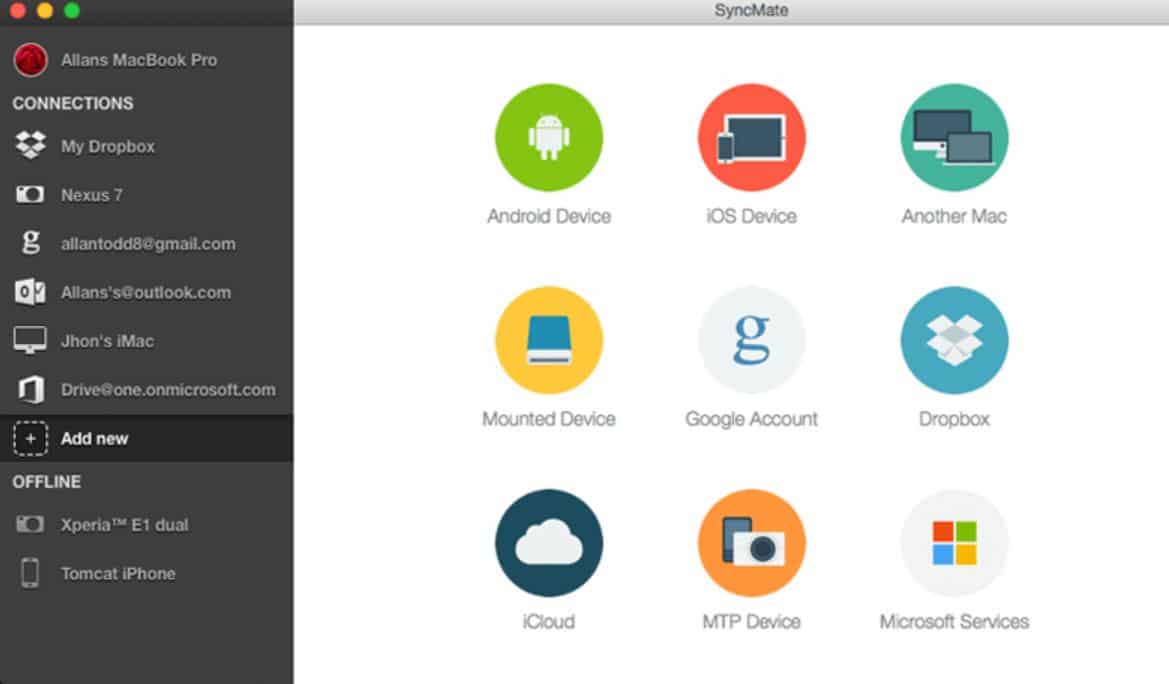 Transfer Data between Mac & Android Devices Using Syncmate