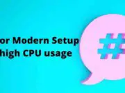 Fixes for Modern Setup Host high CPU usage