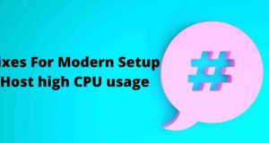 Fixes for Modern Setup Host high CPU usage