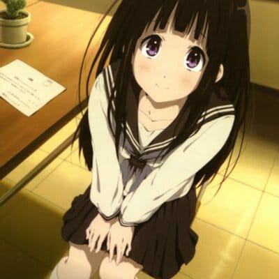 popular anime girls with black hair