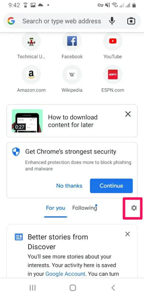 How To Follow Websites On Google Chrome
