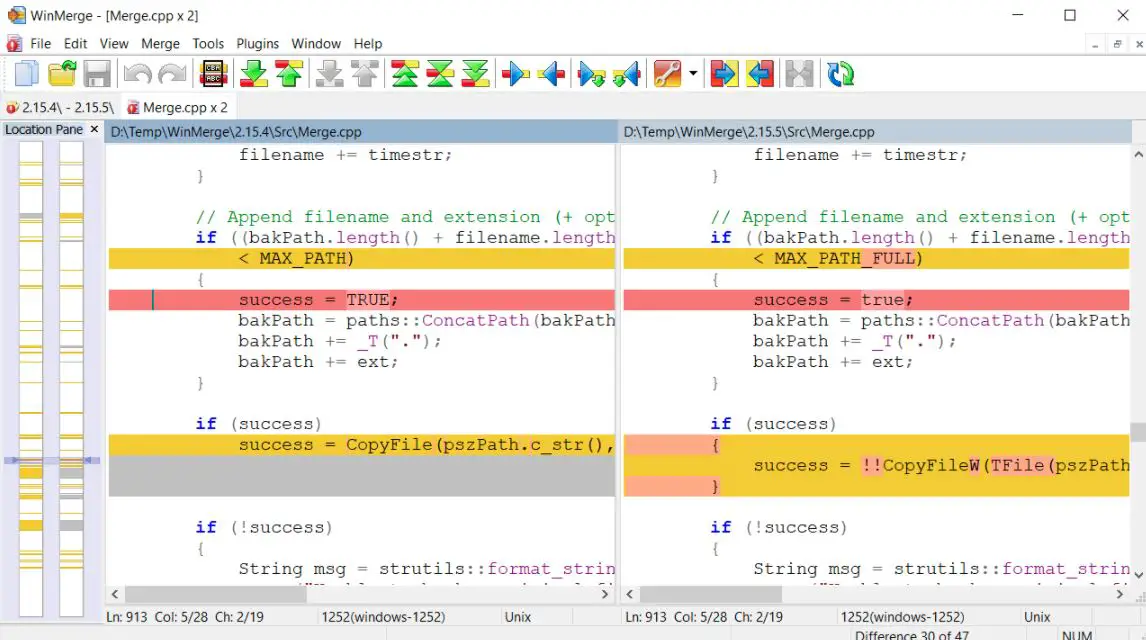 Guide To Use WinDiff To Compare Files