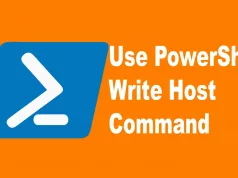 Use PowerShell Write Host Command