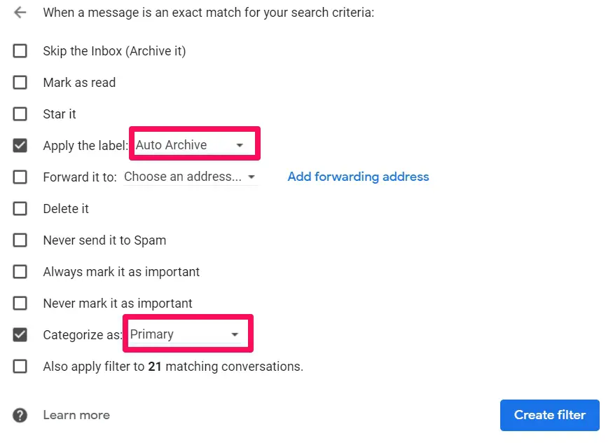 How To Auto Archive Emails in Gmail