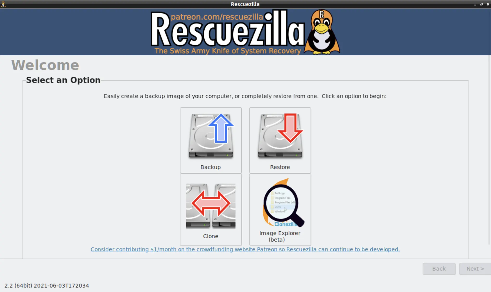 acronis true image clonezilla alternative