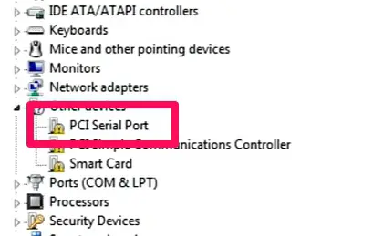 How To Fix PCI Serial Port Driver Issues -Step-By-Step Guide