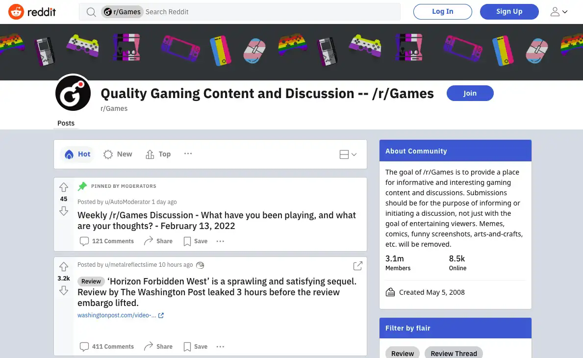 Quality Gaming Content and Discussion -- /r/Games