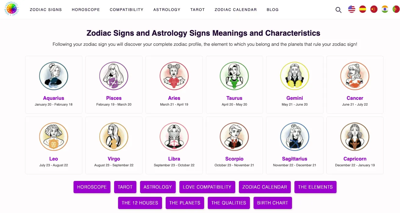 11 Best Horoscope Sites For Daily and Monthly Horoscopes