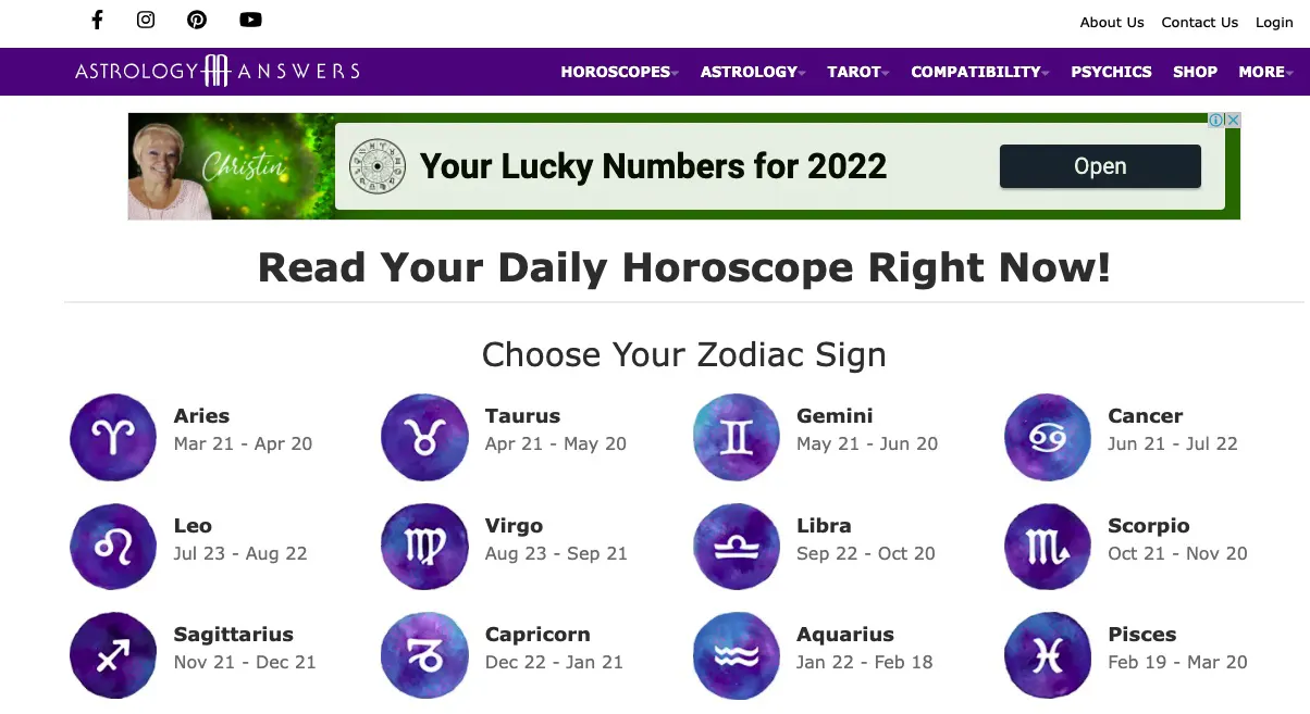 11 Best Horoscope Sites For Daily and Monthly Horoscopes