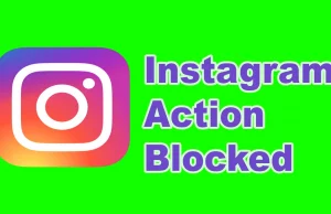 Instagram Action Blocked