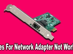 Fixes For Network Adapter Not Working