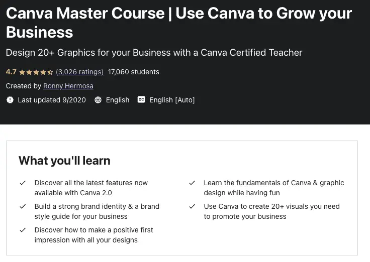 Best Canva Courses 1