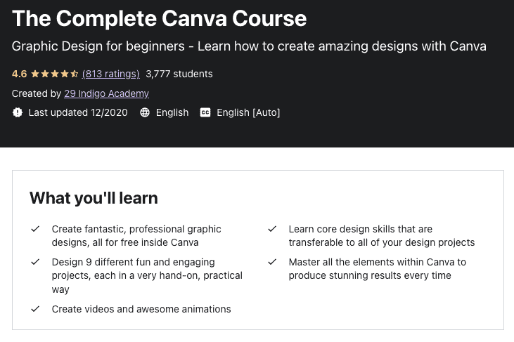 Best Canva Courses