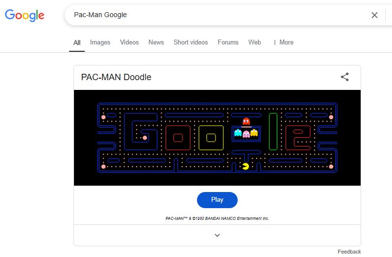 Top Hidden Google Games 1