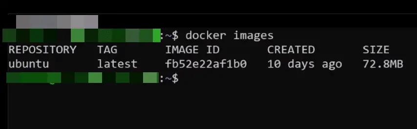 ssh into docker container