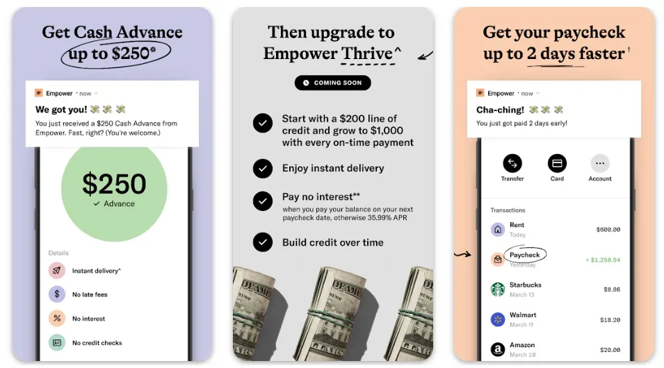 Cash Apps Like Empower
