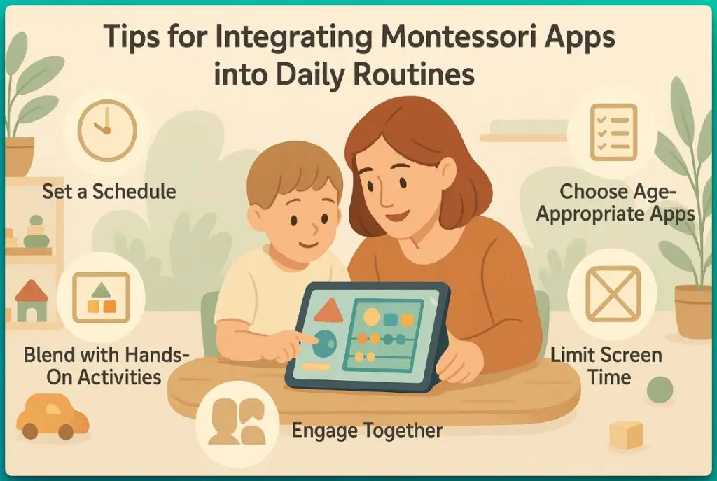 Tips for Integrating Best Montessori Apps into Daily Routines