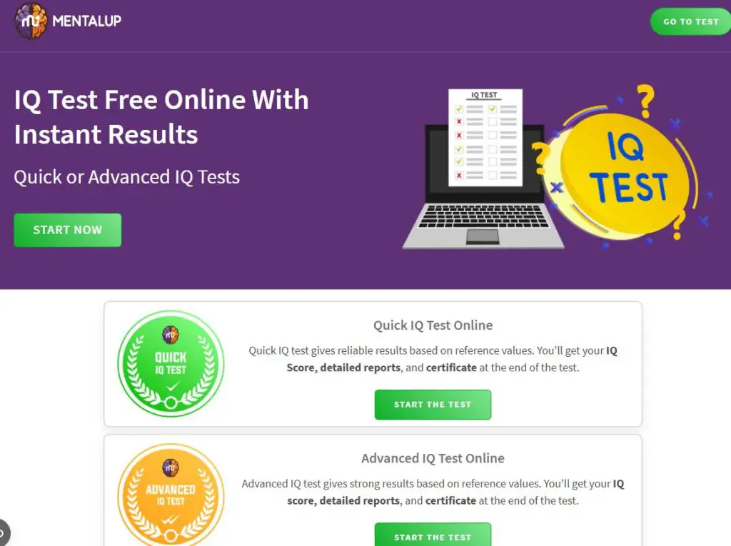 Top Free IQ Tests With Instant Results 4